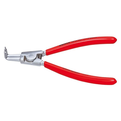 46 23 A21 Pinza per Anelli di Sicurezza per Anelli di Sicurezza Esterni su Alberi Cromata Rivestiti in Resina Sintetica 170 mm, Rosso - Knipex