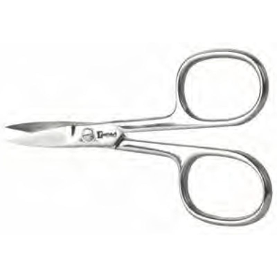 Forbici per unghie nichelate lama curva maurer