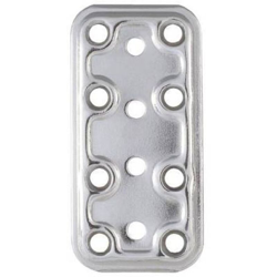 Piastra Inox Diritta Art.745 Mm.40X80 - ALDEGHI precio