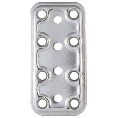 Piastra Inox Diritta Art.745 Mm.40X80 - ALDEGHI