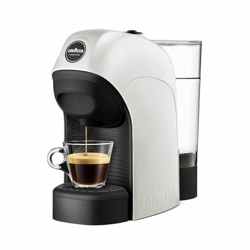 Lavazza Tiny - Macchina Caffè Espresso a Capsule, Stop&Go, 1450 W, 0,75 Lt., Bianco características