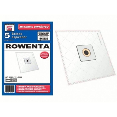 Sacchetto aspirapolvere sintetico Carrefour Moulinex Rowenta 5 unità 915535