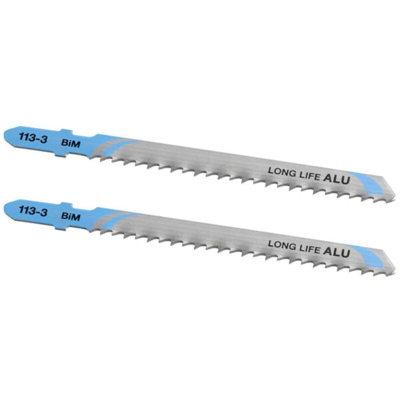 STANLEY 2 LAME PER SEGHETTO ALTERNATIVO 100X3 mm METALLO ALLUMINIO PVC BIM