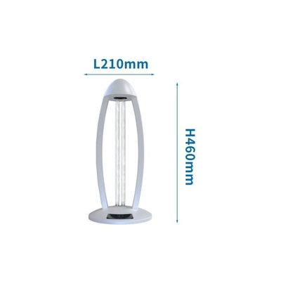 Lampada Germicida UV Antibatterico 38W colore nero - AIGOSTAR