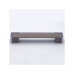 Maniglia squadrata trasparente con inserto color visone 205x30x30mm - 306 Soul - POLIDEAS precio