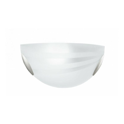 Applique con decorazione a fasce dalla linea morbida 60 watt E27 - SHOP-DAY en oferta