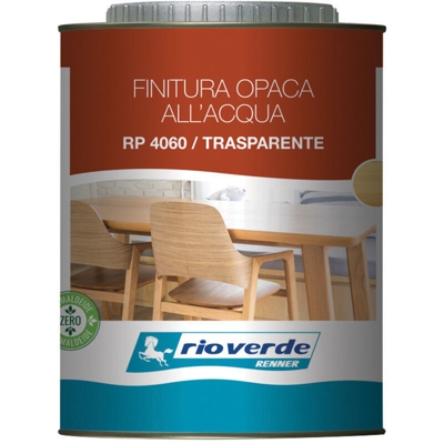 Rio Verde - Renner rp 4060 750ml opaco trasparente fondo finitura all'acqua