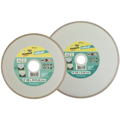 Wolfcraft 8327000 - Disco diamantato, 1 pezzo, diametro 230 x 25,4 mm