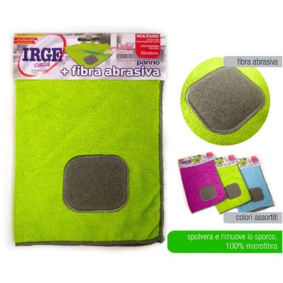 Bighouse It - PANNO MICROFIBRA CM.30X40 + FIBRA ABRASIVA