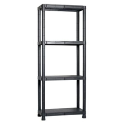 Scaffali in Resina 4 Ripiani 60x30 Plastica Dispensa Libreria Garage Magazzino - BRICOSHOP24 en oferta
