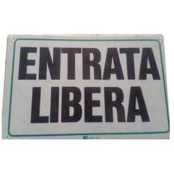 ETICHETTA ENTRATA LIBERA 15x 5 ADESIVA - MACHIERALDO en oferta