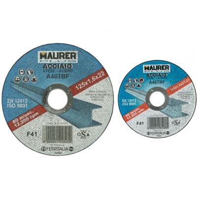 Mola Levigatura Ferro Misura 115X6 mm Foro 22,23 mm Maurer Plus - MAURER-PLUS