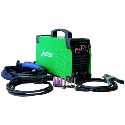 Varan Motors - var-tig200s Stazione di saldatura TIG, portatile e Inverter + ARC 200 A + accessori