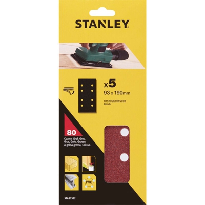 Piranha/Stanley Sta31582 (X31582) 5 Fogli Vel (1 Cf) - STANLEY BLACK & DECKER