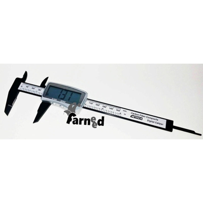 Calibro Calibri Digitale Professionale 0-150Mm Fibra Carbonio 15Cm Metrica 542