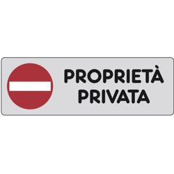 Ist - Etic. Ades. 150X50 'Proprieta' Privata' en oferta