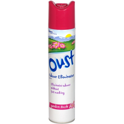 SPRAY DEODORANTE AMBIENTI ELIMINA ODORI ROSA FRESCHEZZA GIARDINO 300ML - Oust