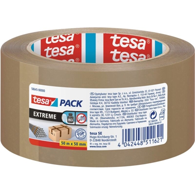 tesa tesapack Extreme 58645-00000-00 Nastro da imballo Marrone (L x L) 50 m x 50 mm 50 m