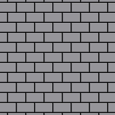 Mosaico metallo solido Acciaio inossidabile opaco grigio spesso 1,6 mm ALLOY House-S-S-MA