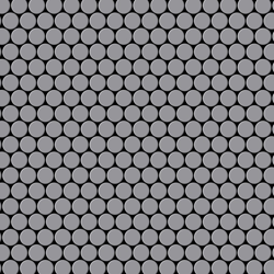 Alloy - Mosaico metallo solido Acciaio inossidabile opaco grigio spesso 1,6 mm Penny-S-S-MA características