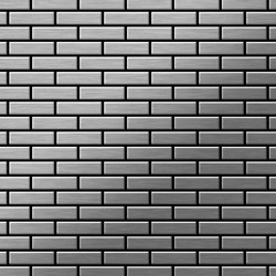 Alloy - Mosaico metallo solido Acciaio inossidabile spazzolato grigio spesso 1,6 mm PK-S-S-B en oferta