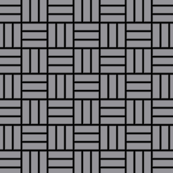 Alloy - Mosaico metallo solido Acciaio inossidabile opaco grigio spesso 1,6 mm Basketweave-S-S-MA precio