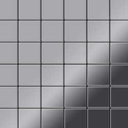 Mosaico metallo solido Acciaio inossidabile specchiato grigio spesso 1,6 mm ALLOY Cinquanta-S-S-M en oferta