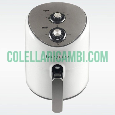 friggitrice a aria calda 2,5l airfryer senza olio frigge cuoce timer 1300w - Beper