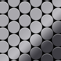 Alloy - Mosaico metallo solido Acciaio inossidabile Marine specchiato grigio spesso 1,6 mm Medallion-S-S-MM precio
