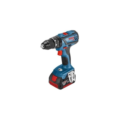 Bosch Professional Trapano Avvitatore Professionale Gsb 18V-28 con Doppia Batteria Litio 4,0Ah e Valigetta L-boxx