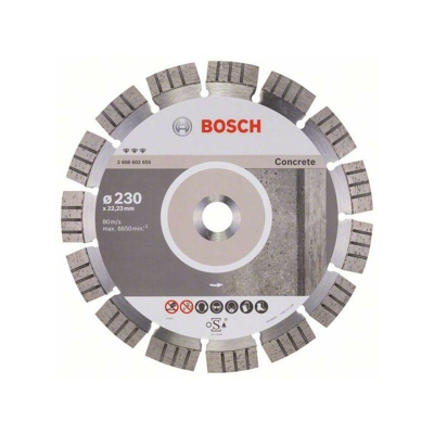 Bosch - Disco da taglio diamantato Best for CONCRETE 230mm