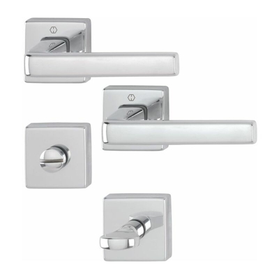 Rosettengrt.Dublin 1124/843KV/843KVS Alu.F249 Bad SK/OL DIN L/R - Hoppe