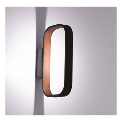 Intec - APPLIQUE LED MOKA CAFFE' 1X5W 350LM 4000K 3X24X16,2CM