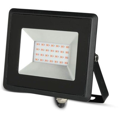 V-Tac Proiettore Led 20W Luce Rossa In Alluminio Colore Nero Vt-4021 5992