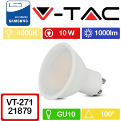 V-Tac Lampadina Led Chip Samsung 10W Attacco Gu10 Luce Naturale 4000K Vt-271 879 características
