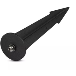 Picchetto in Alluminio per Fari LED Colore Nero Ø60mm H:265mm - V-tac precio