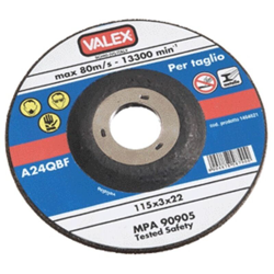 Disco Abrasivo Taglia Metalli 115MM Taglio Metallo Circolare Valex características