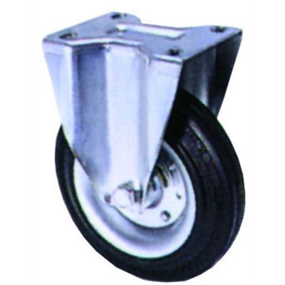 Ruota Gommata Base Fissa Qf-A04 Mm. 140X38 - BLINKY