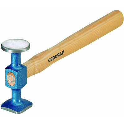GEDORE Martello per spianare a teste tonda e quadra 32x25 mm