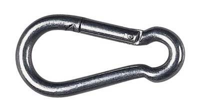 Moschettone in Acciaio Lunghezza 100 mm Spessore 9,5 mm - Maurer