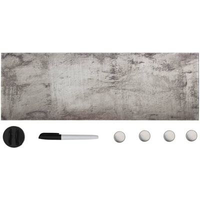 Lavagna Magnetica a Parete in Vetro 60x20 cm - VIDAXL