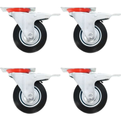Ruote Girevoli 12 pz 100 mm - VIDAXL en oferta