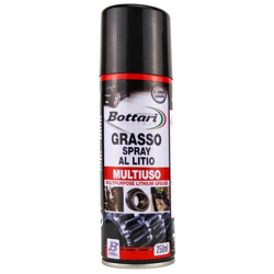 Grasso A Litio Lubrificante Spray Per Cuscinetti Catene Moto E Bici 250 Ml - BOTTARI en oferta