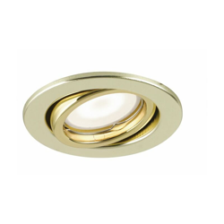 Shop-day - Faretto a incasso orientabile oro dalla forma semplice 6 watt 3000 kelvin GU10 precio