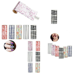 FAB FOILS VISTO IN TV 20 CARTINE UNGHIE NAILS MANICURE KIT DECORAZIONI SMALTO BIANCO TRASPARENTE disegni casuali - TAKESTOP características