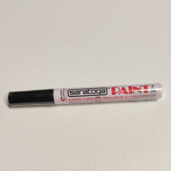 Saratoga - PENNARELLO RITOCCO DI VERNICE COPRENTE PERMANENTE PROFESSIONALE SMALTO NERO precio