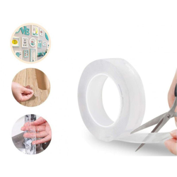 Nastro Biadesivo Trasparente Multiuso Colla Acrilica Forte 0861 - LUPEXSHOP en oferta