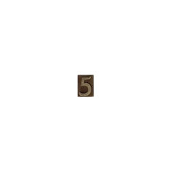 Numero Civico Ottone Bronzato 5 60x80 características