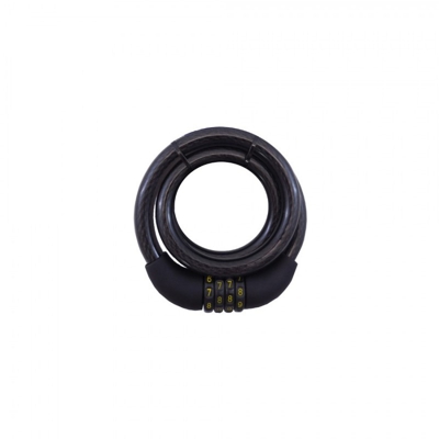 SikuroTech Lucchetto a cavo rinforzato a combinazione numerica 4 cifre 15 x 1000 mm