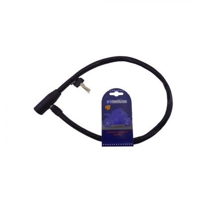 SikuroTech lucchetto per ciclo in acciaio a spirale con barilotto in acciaio 4,5 x 650 mm